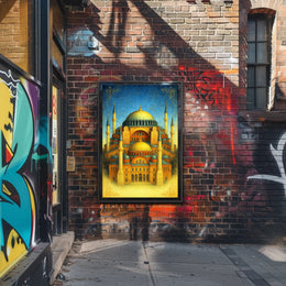 Majestic Architecture of Hagia Sophia Poster PosterGoat