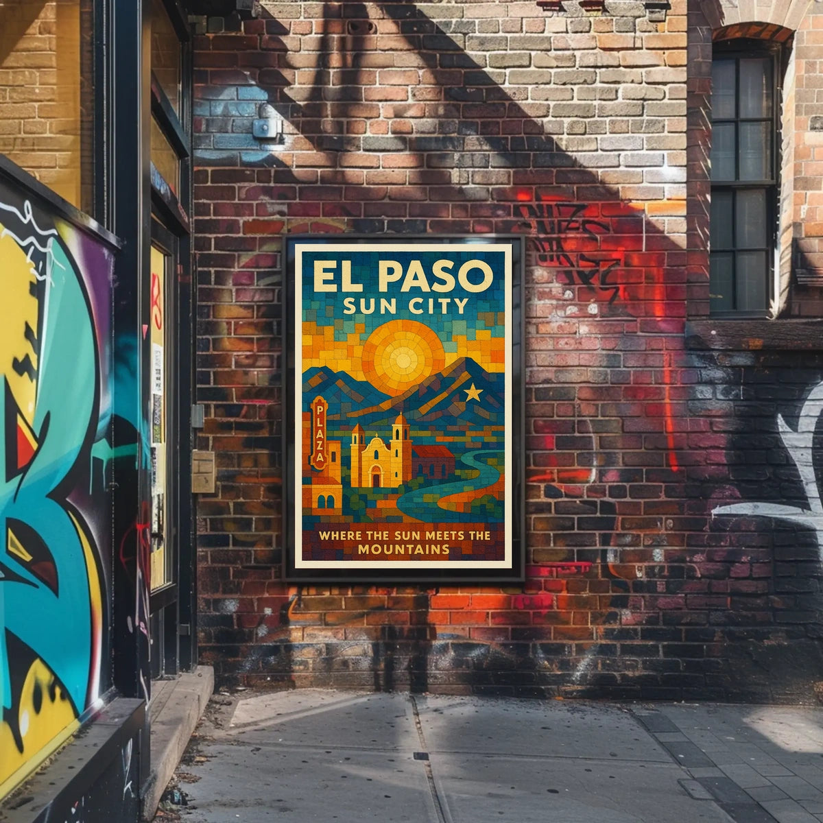 El Paso Sun City Poster