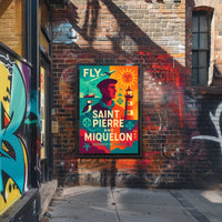 Fly to Saint Pierre and Miquelon Poster