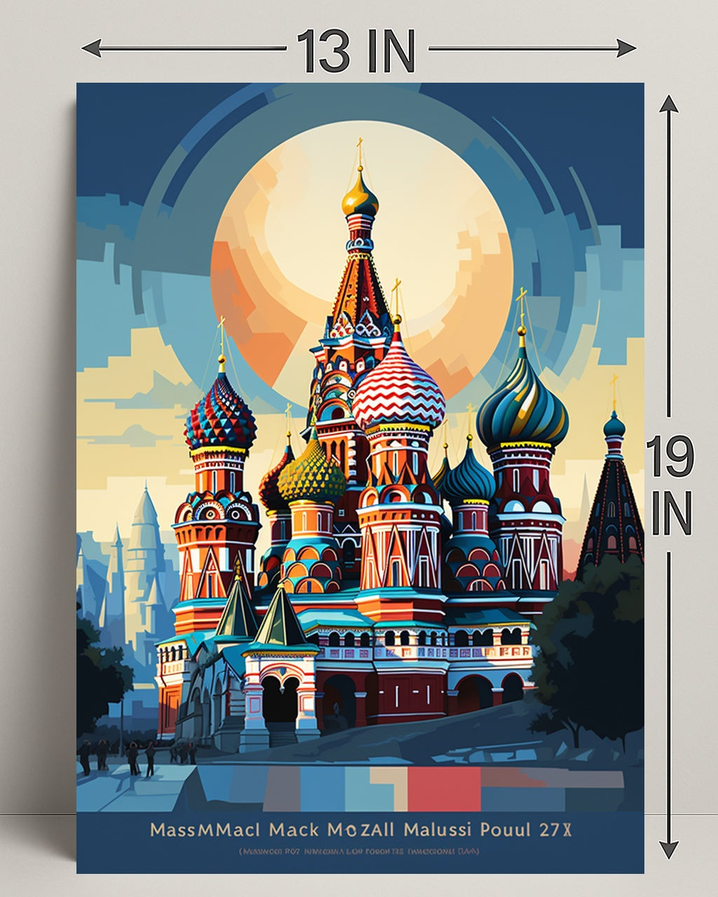 Vibrant Domes Of St. BasilS Cathedral Poster
