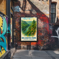 Big South Fork Watercolor National Park Poster