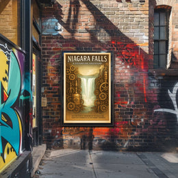 Niagara Falls A Steampunk Adventure Poster PosterGoat