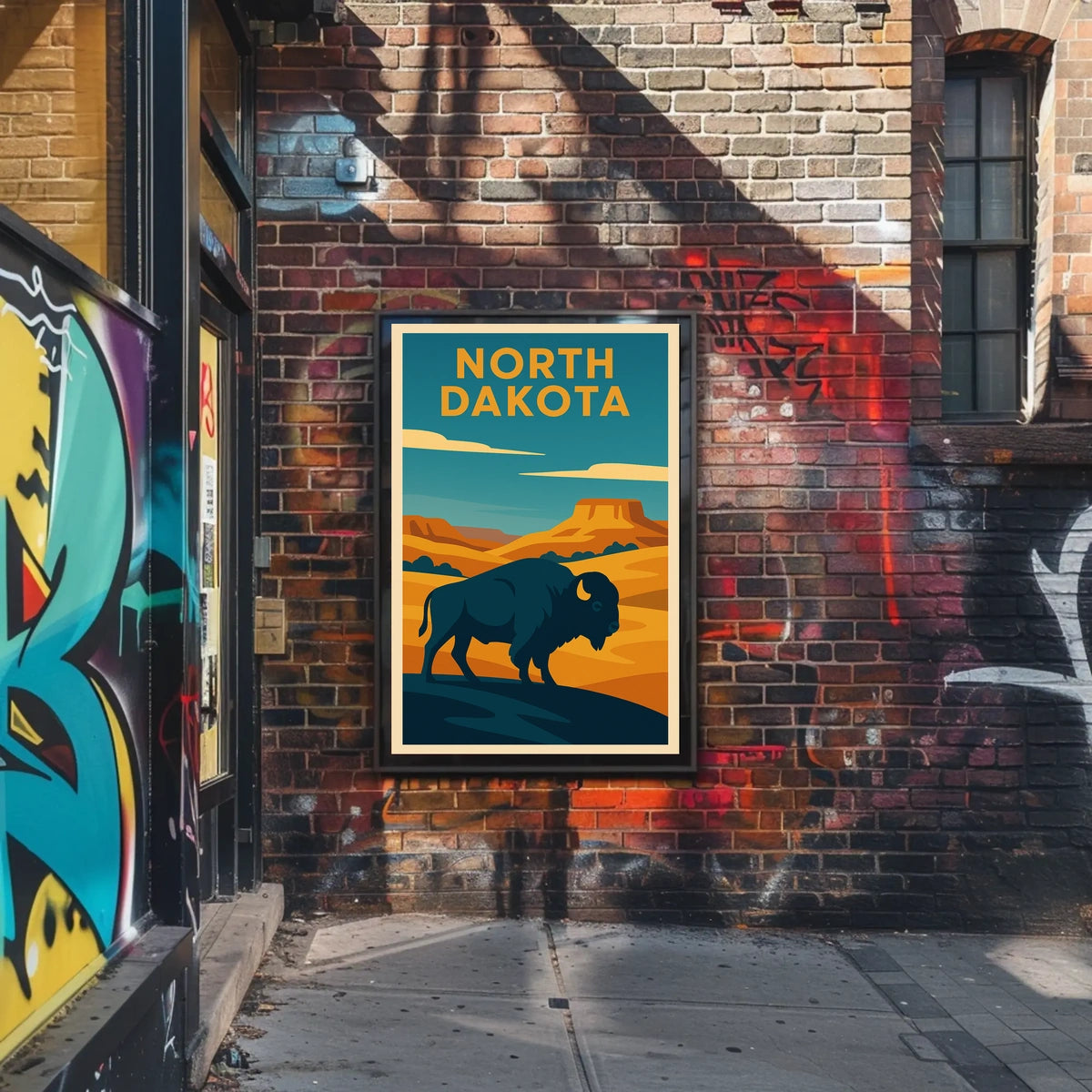 North Dakota Scenic Poster