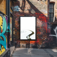 Serene Winter Landscape Art Print - Abstract or Artistic Poster