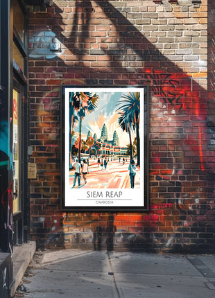 Siem Reap Adventure Travel Poster