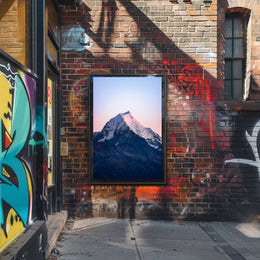 Majestic Mountain At Dawn Poster