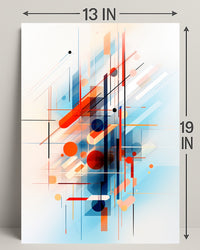 Abstract Geometric Symphony Abstract Poster PosterGoat