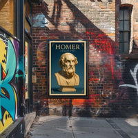 Homer Ancient Poet Poster