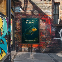 Combtooth Blenny A Small, Engaging Fish Poster PosterGoat