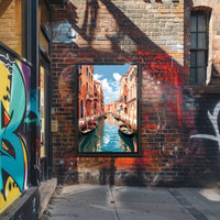 Venetian Canal Serenity Poster