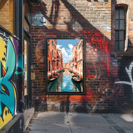 Venetian Canal Serenity Poster