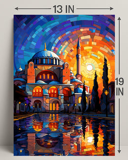 Radiant Reflections Of Architecture Poster