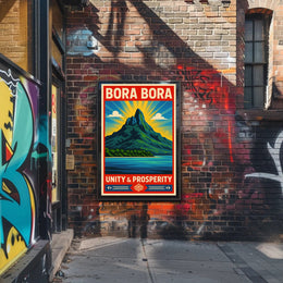 Bora Bora  Unity & Prosperity Poster PosterGoat