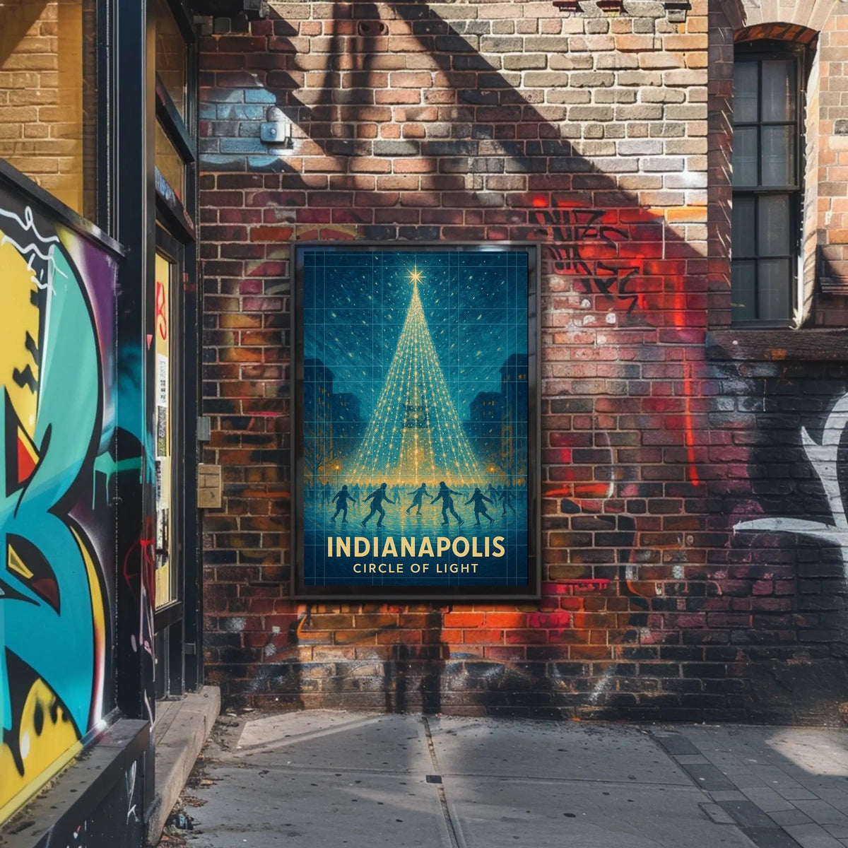 Indianapolis Circle Of Light Poster