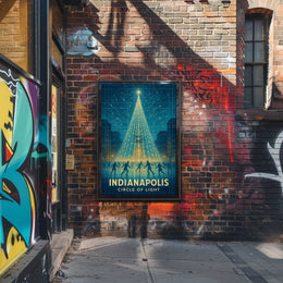 Indianapolis Circle Of Light Poster