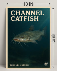Channel Catfish Poster PosterGoat