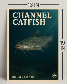 Channel Catfish Poster PosterGoat