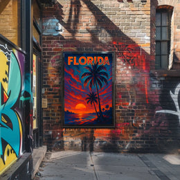 Florida Sunset Poster
