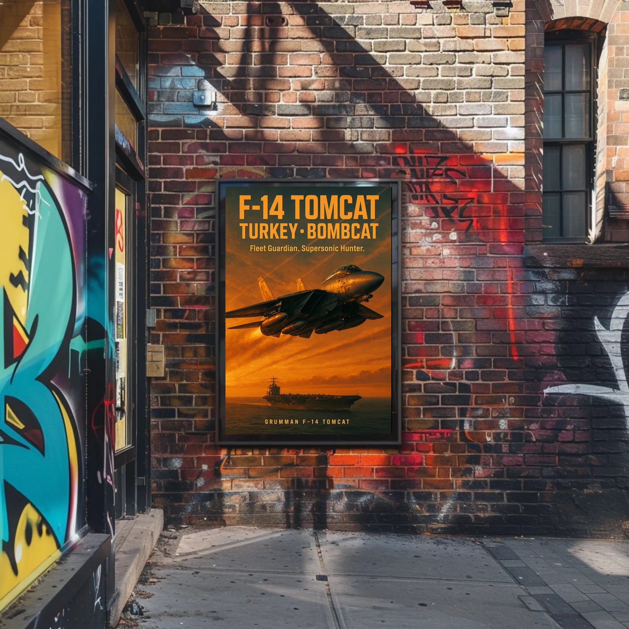 F-14 Tomcat Fleet Guardian Poster
