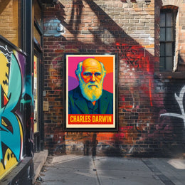 Charles Darwin Evolutionary Visionary Poster