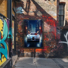 Speed in the City Poster PosterGoat