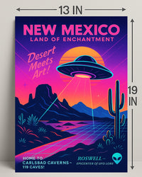 New Mexico Land of Enchantment Poster PosterGoat