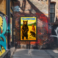 Yellowstone Bears Poster PosterGoat