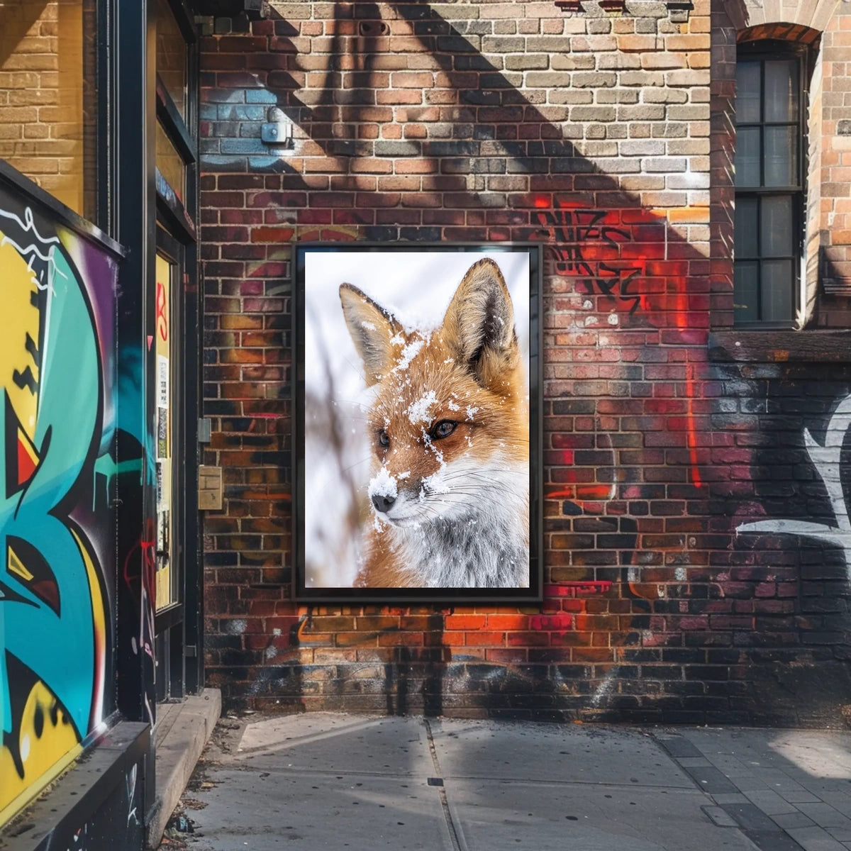 Winter Fox Poster