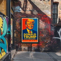 Donald Trump 47th President Poster