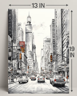 Urban Streetscape Poster