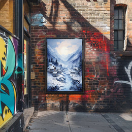 Winter Wonderland Village Poster