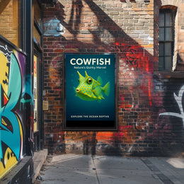 Cowfish NatureS Quirky Marvel Poster