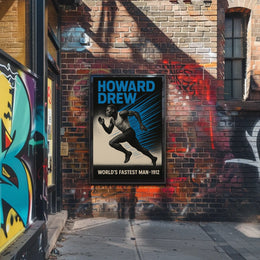 Howard Drew WorldS Fastest Man Poster
