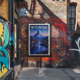 Wyoming Landscape Poster
