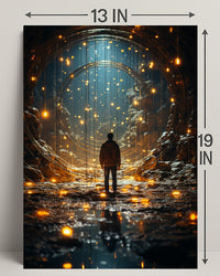 Journey Through The Luminous Tunnel Poster PosterGoat