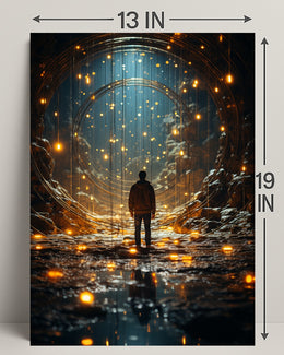 Journey Through The Luminous Tunnel Poster PosterGoat