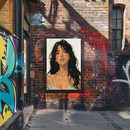 Enigmatic Portrait Poster