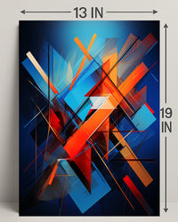 Dynamic Geometric Abstraction Abstract Poster PosterGoat