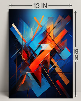 Dynamic Geometric Abstraction Abstract Poster PosterGoat