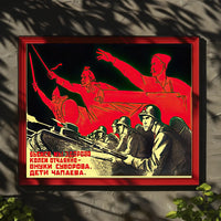 Soviet Patriotic Poster