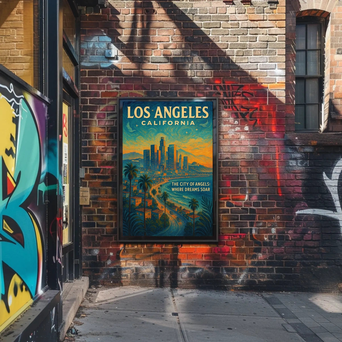 Los Angeles The City Of Angels Poster