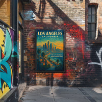 Los Angeles The City Of Angels Poster