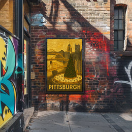 Pittsburgh Winter Wonderland Poster