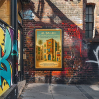 Al Balad The Colorful Old City of Jeddah Poster