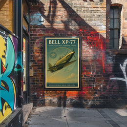 Bell XP-77 Lightweight Fighter Poster