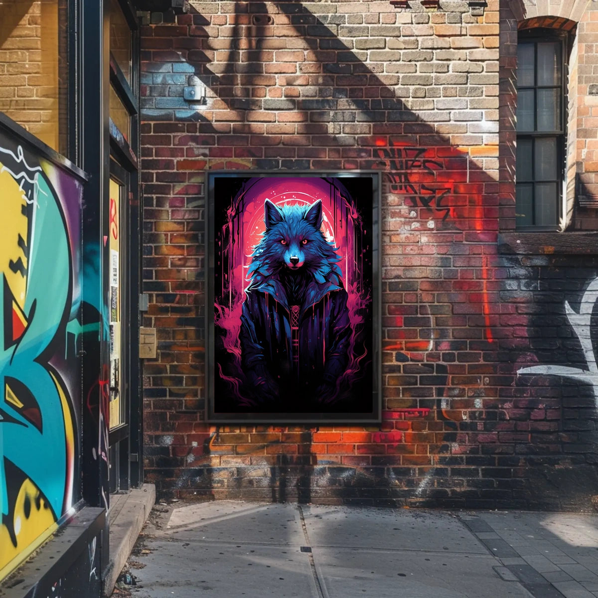 The Enigmatic Wolf Poster