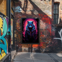 The Enigmatic Wolf Poster