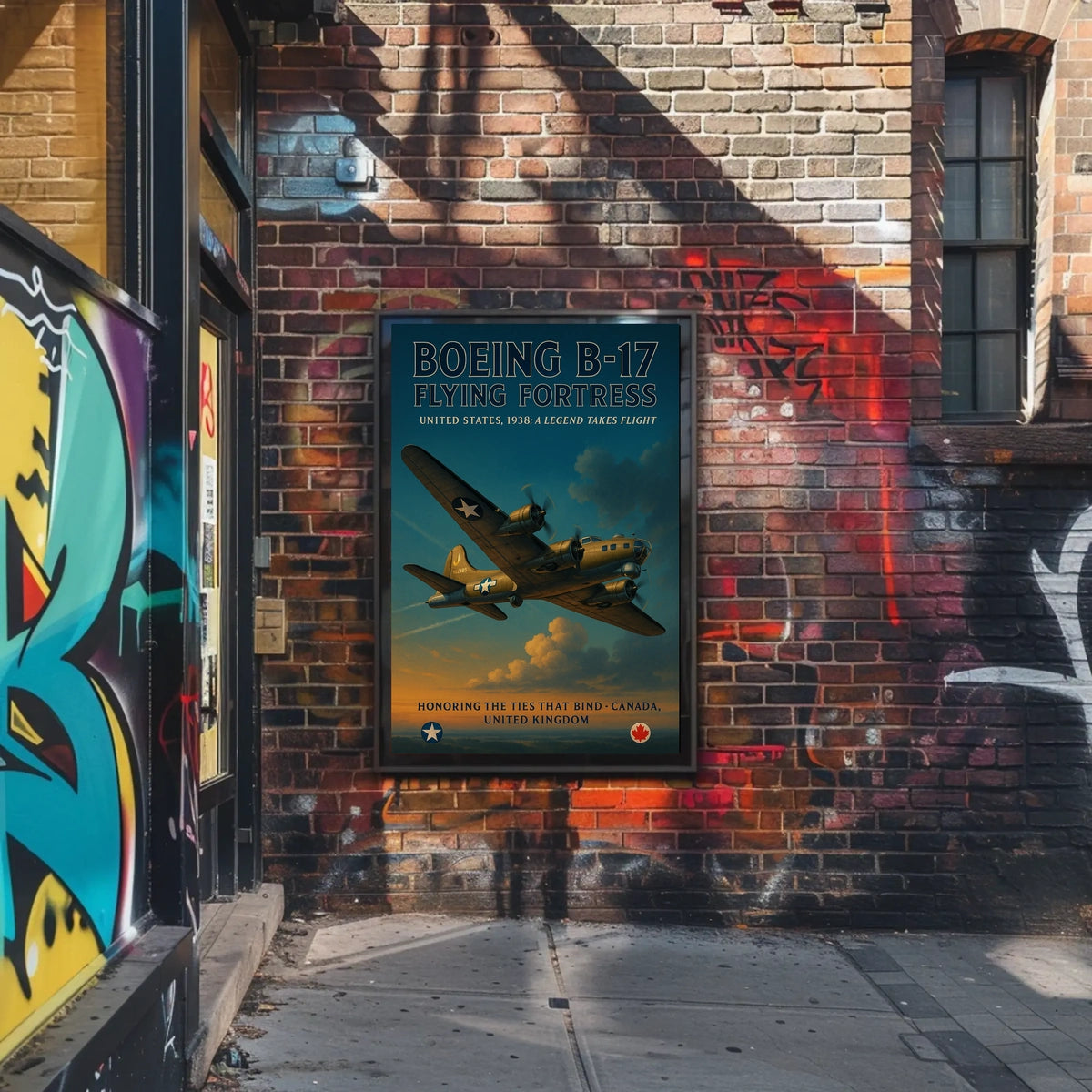 Boeing B-17 Flying Fortress Poster