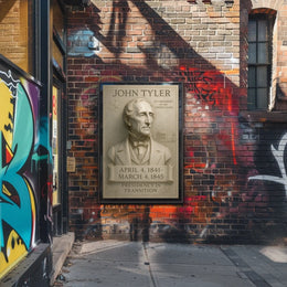 John Tyler 10th President Poster