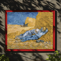 Midday Rest in a Wheat Field Poster